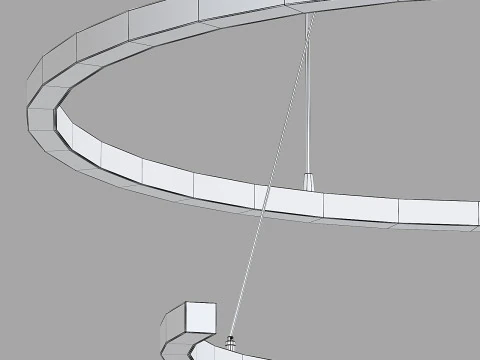 Roche bobois bobini s&uuml;spansiyonu 3D Model