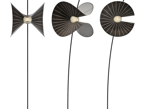 Roche bobois mariposa floor lamp Model 3D