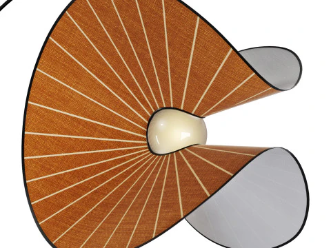 Roche bobois mariposa lumin&aacute;ria de ch&atilde;o arco Modelo 3D