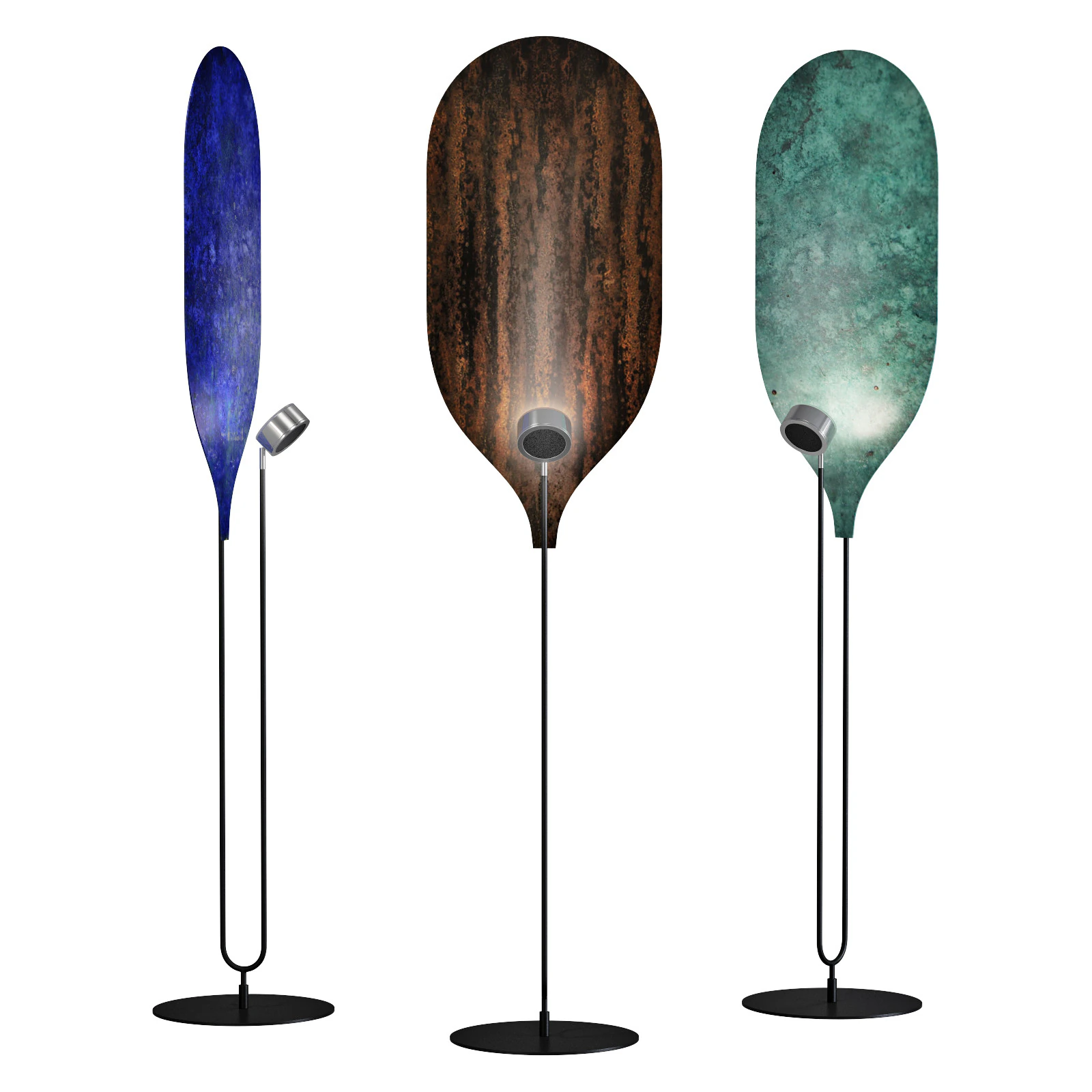 Roche bobois robin floor lamp 3D Model .c4d .max .obj .3ds .fbx .stl .blend 