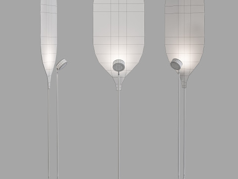 Roche bobois robin floor lamp 3D-Modell