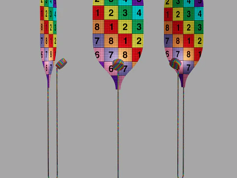 Roche bobois robin floor lamp 3D Model