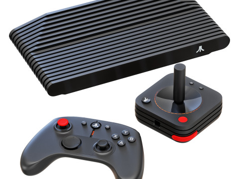 Atari VCS set Model 3D