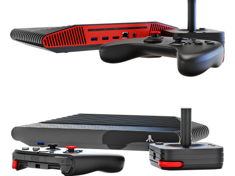 Atari VCS set 3D-Modell
