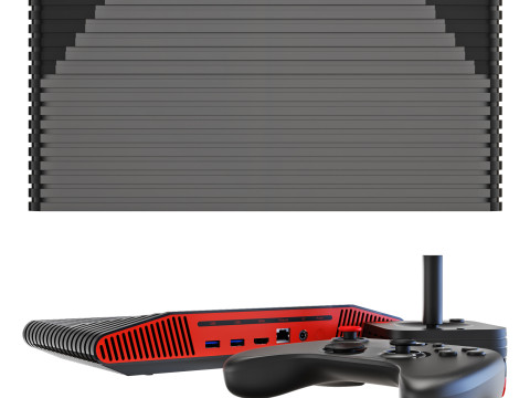 Atari VCS set 3D-Modell