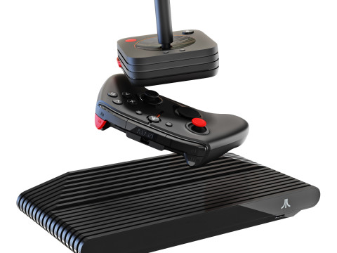 Atari VCS set 3D-Modell