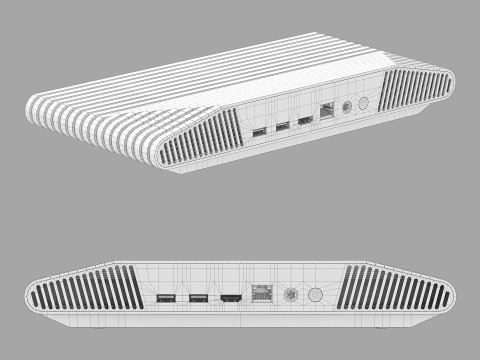 Atari VCS set 3D-Modell