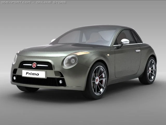 fiat primo 3D Model .c4d .max .obj .3ds .fbx .stl .blend 