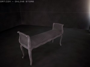 panchina Modèle 3D