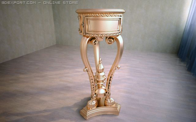 fioriera 3D 모델 .c4d .max .obj .3ds .fbx .stl .blend