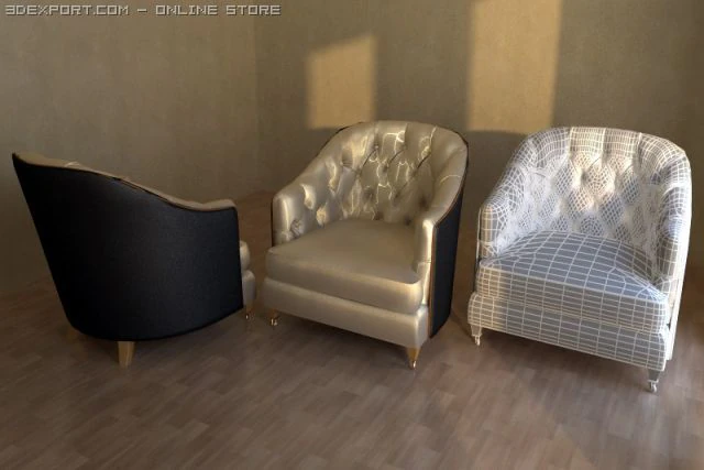 baker 3D Model .c4d .max .obj .3ds .fbx .stl .blend 