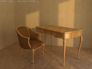 scrivania 3Dモデル