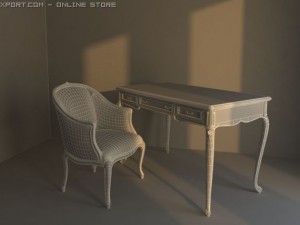 scrivania 3D Model