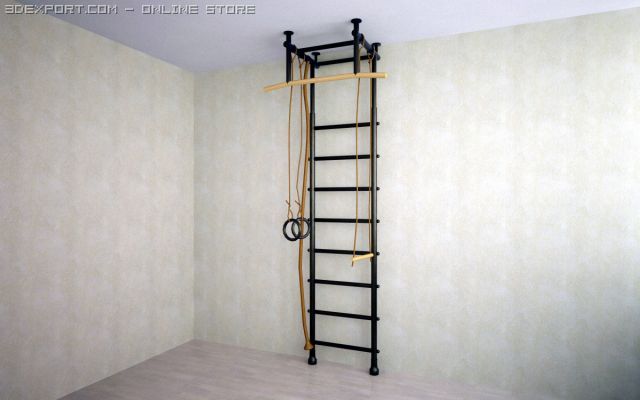the swedish wall 3D Model .c4d .max .obj .3ds .fbx .stl .blend 