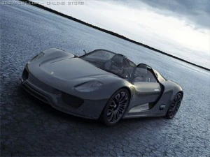 porsche 918 spyder Modèle 3D
