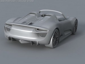 porsche 918 spyder 3D 模型