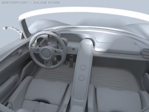 porsche 918 spyder 3D 模型