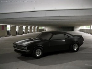 camaro ss 1968 3D Model