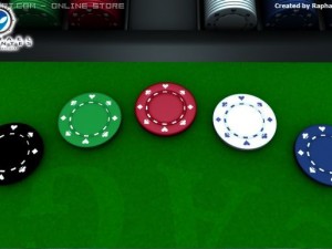 poker table Model 3D