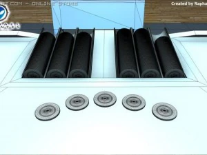 table de poker Modèle 3D