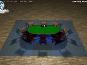 poker table 3D 模型