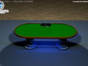 table de poker Modèle 3D
