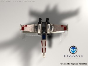 xwing spacecraft spaceship star wars 3D Model