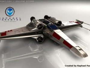 xwing spacecraft spaceship star wars 3D Model