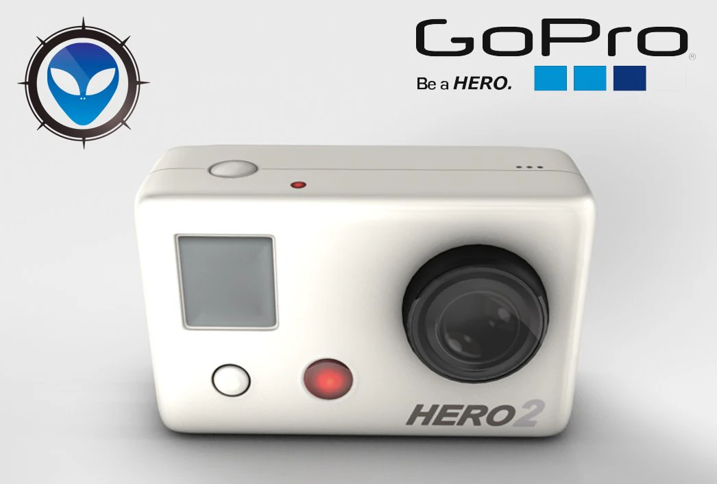 gopro hero2 camera gopro 3D Model .c4d .max .obj .3ds .fbx .stl .blend