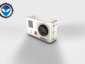 gopro hero2 camera  gopro 3D 模型