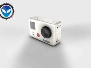 gopro hero2 camera  gopro 3D Model
