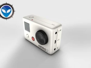gopro hero2 camera  gopro 3D Model