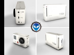 gopro hero2 camera  gopro 3D 模型