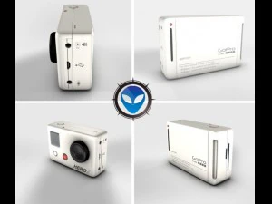 gopro hero2 camera  gopro 3D Model