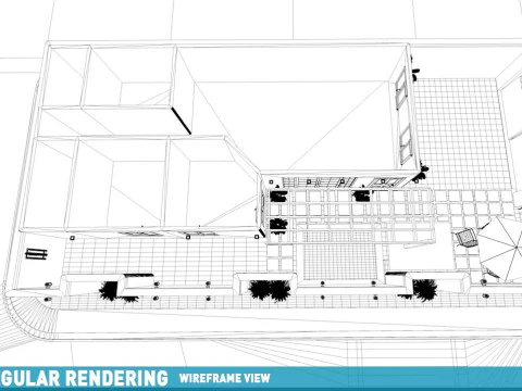 Современный дом в кондоминиуме, земельный участок 10x20 метров. Простота в использовании, без стресса, работает с плагином или без него. 3D Модель