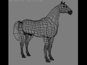 кінь 3D Модель