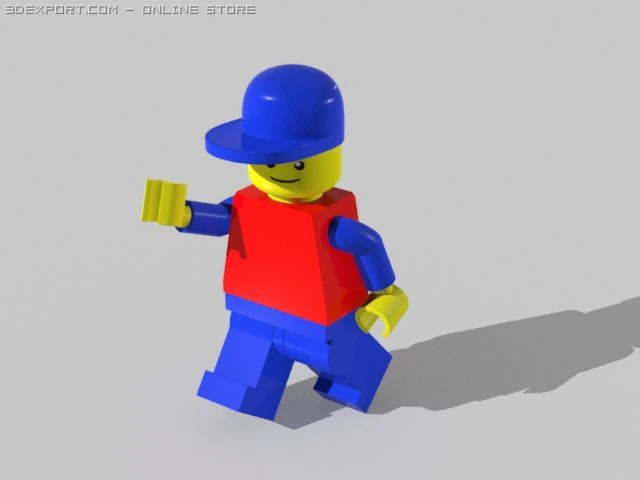 legoman 3D Model .c4d .max .obj .3ds .fbx .stl .blend