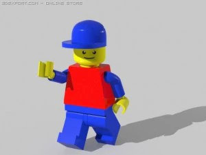legoman 3D Model