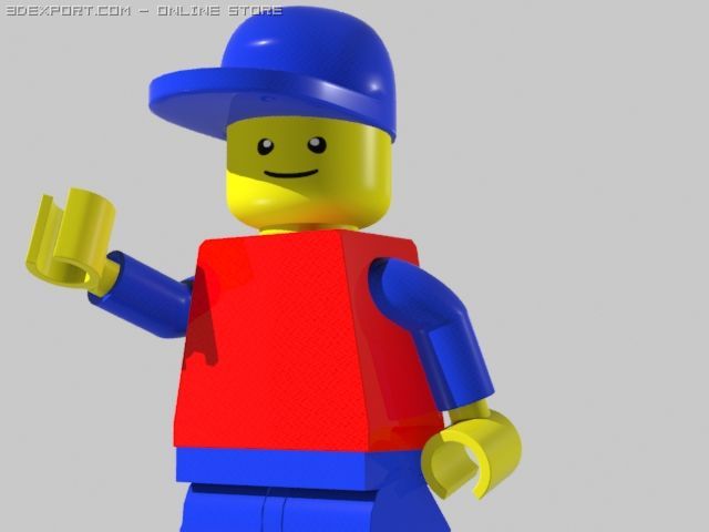 Legoman 3d Model In Toys 3dexport