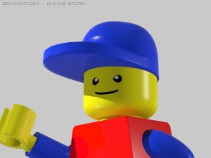 legoman 3D 模型