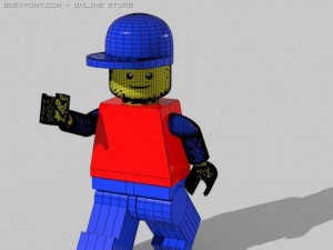 legoman 3D 模型