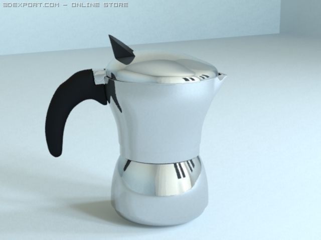 moka 3D Model .c4d .max .obj .3ds .fbx .stl .blend