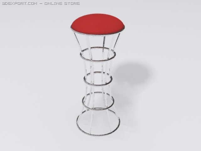 sgabello 3D Model .c4d .max .obj .3ds .fbx .stl .blend 