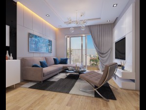 modern cutaway apartment 3D Model