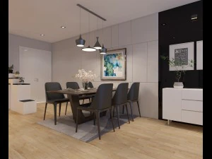 modern cutaway apartment 3D Model