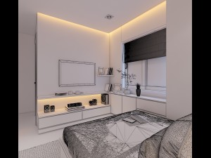 modern cutaway apartment 3D Model