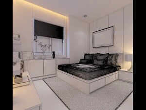 modern cutaway apartment 3D Model