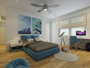 cutaway modern house full furnitures Model 3D