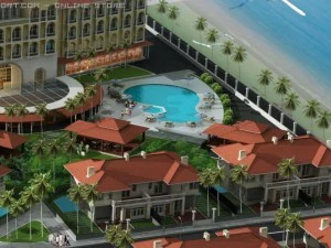 resort urban near the beach 3D Model