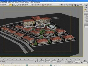 resort urban near the beach 3Dモデル